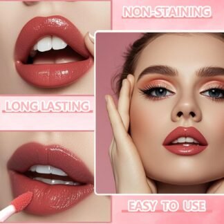 Eakroo 6 Colors Lip Tint Stain Mini Liquid Lipstick Korean Lip Gloss for Women Liquid Blush Lip Plumper Gloss Lip Makeup Non-Stick Cup Lightweight High Pigment - lunas-mystic-emporium.com Eakroo 6 Colors Lip Tint Stain Mini Liquid Lipstick, Korean Lip Gloss for Women, Liquid Blush, Lip Plumper Gloss, Lip Makeup, Non-Stick Cup, Lightweight, High Pigment,...