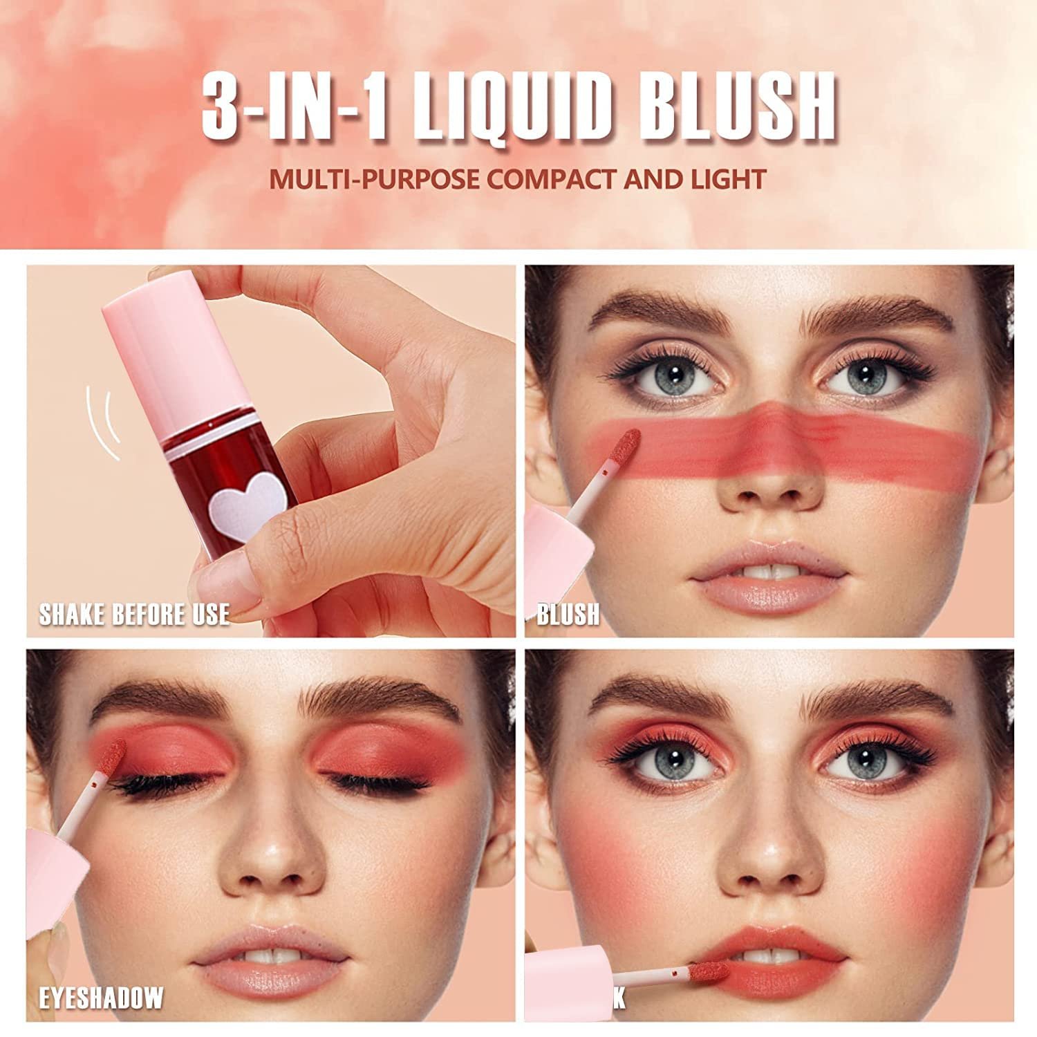 Eakroo 6 Colors Lip Tint Stain Mini Liquid Lipstick Korean Lip Gloss for Women Liquid Blush Lip Plumper Gloss Lip Makeup Non-Stick Cup Lightweight High Pigment - lunas-mystic-emporium.com Eakroo 6 Colors Lip Tint Stain Mini Liquid Lipstick, Korean Lip Gloss for Women, Liquid Blush, Lip Plumper Gloss, Lip Makeup, Non-Stick Cup, Lightweight, High Pigment,...