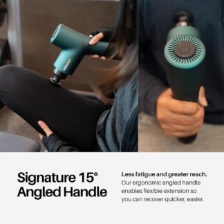 Ekrin Athletics B37v2 Massage Gun - Deep Tissue Massage with High-Powered Brushless Motor - Ergonomic Back Massager for Pain Relief - 5 Speeds, 4 Attachments - Ultra Quiet...