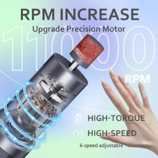 Electric Foot Callus Remover with Nano-Glass Head&Rechargeable Base,6 Speeds Cordless Electric Foot File with Digital Display,Callus Remover for Feet Dead Skin Home Spa Salon...