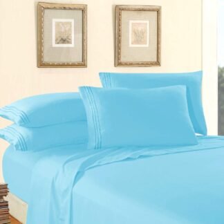Elegant Comfort Luxury 1500 Premium Hotel Quality Microfiber 4-Piece Sheet Set - Wrinkle Resistant All Around Elastic Fitted Sheet Deep Pocket up to 16 Queen Aqua - lunas-mystic-emporium.com Elegant Comfort Luxury 1500 Premium Hotel Quality Microfiber 4-Piece Sheet Set - Wrinkle Resistant, All Around Elastic Fitted Sheet, Deep Pocket up to 16", Queen, Aqua