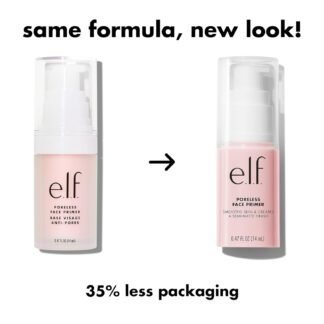 e.l.f. Poreless Face Primer, Restoring Makeup Primer For A Flawless, Smooth Canvas, Infused With Tea Tree & Vitamin A, Vegan & Cruelty-Free.47 Oz