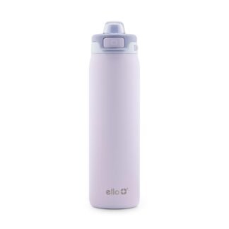 Ello Pop & Fill Stainless Steel Water Bottle with Quick Fill Technology, Double Walled Vacuum Insulated Metal, Leak Proof Locking Lid, Sip & Chug, BPA Free, Holiday Gift for Him...