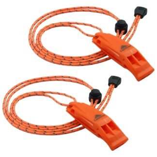 Emergency Whistles with Lanyard Safety Whistle Survival Shrill Loud Blast for Kayak Life Vest Jacket Boating Fishing Boat Camping Hiking Hunting Rescue Signaling Kids Lifeguard...