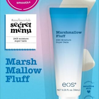 eos 24H Moisture Super Balm - Marshmallow Fluff, Lip mask, Moisturizing, Lip Treatment, Limited-Edition Skincare, 0.35 fl oz