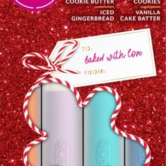 eos Holiday 24H Moisture Super Balm- Speculoos Cookie Butter, Limited-Edition Lip Treatment, Stocking Stuffers, Holiday Lip Mask, 0.35 fl oz