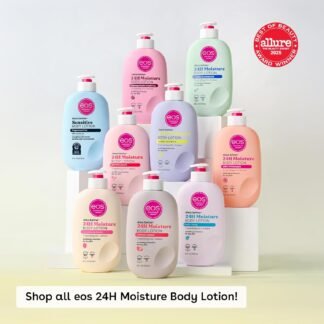 eos Shea Better Body Lotion- Crème de Pistachio, 24-Hour Moisture Skin Care, Lightweight & Non-Greasy, Made with Natural Shea, Vegan, 16 fl oz