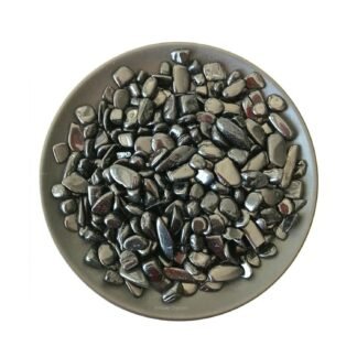 Erliway 100g Natural Black Tourmaline Tumbled Chips Stones,7-9mm Polished Healing Crystal Chips, Irregular Shaped Healing Crushed Crystal Stone, Healing Reiki Crystal Jewelry...