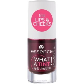 essence | What a Tint! Lip & Cheek Tint | Long-Lasting Liquid Blush & Lip Stain | Non-Sticky & Kiss-Proof | Vegan & Cruelty Free (01 | Kiss from a Rose)