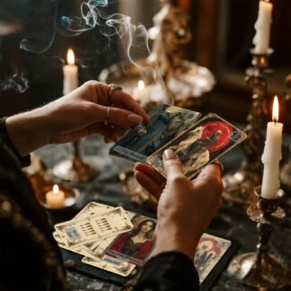 Eternal Arcana Tarot Deck, a Minimalist 78-Card Deck, Tarot Cards with Guidebook, is a Modern Tarot Deck for Divination and Meditation, imbued with Mystical Wisdom and Mythical...