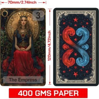 Eternal Arcana Tarot Deck, a Minimalist 78-Card Deck, Tarot Cards with Guidebook, is a Modern Tarot Deck for Divination and Meditation, imbued with Mystical Wisdom and Mythical...