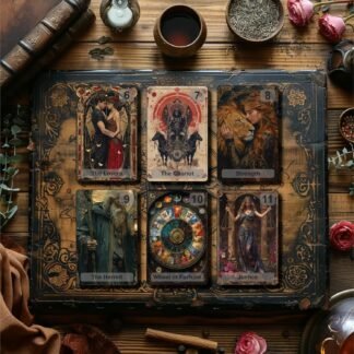 Eternal Arcana Tarot Deck, a Minimalist 78-Card Deck, Tarot Cards with Guidebook, is a Modern Tarot Deck for Divination and Meditation, imbued with Mystical Wisdom and Mythical...