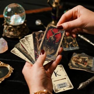 Eternal Arcana Tarot Deck, a Minimalist 78-Card Deck, Tarot Cards with Guidebook, is a Modern Tarot Deck for Divination and Meditation, imbued with Mystical Wisdom and Mythical...