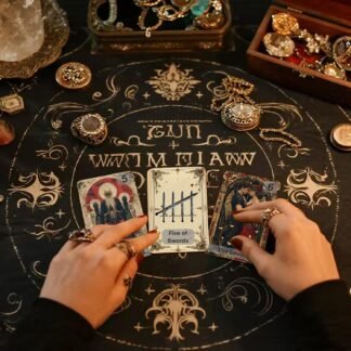 Eternal Arcana Tarot Deck, a Minimalist 78-Card Deck, Tarot Cards with Guidebook, is a Modern Tarot Deck for Divination and Meditation, imbued with Mystical Wisdom and Mythical...