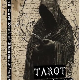 Eternal Whisper Tarot Deck, 78 Tarot Cards with PDF Guidebook, Vintage Gothic Style, Parchment Theme, Modern Witch Tarot for Beginners- Experienced Readers, Divination Spiritual...