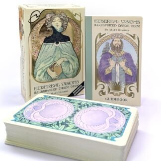 Ethereal Visions Illuminated Tarot Deck: Elegant 80-Card Art Nouveau Tarot Deck with Gold Foil, Full-Color 140-Page Guidebook, Hand-Drawn Illustrations – Ideal for Beginners &...