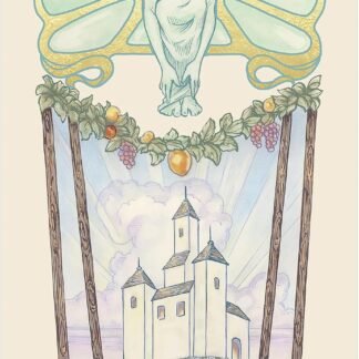 Ethereal Visions Illuminated Tarot Deck: Elegant 80-Card Art Nouveau Tarot Deck with Gold Foil, Full-Color 140-Page Guidebook, Hand-Drawn Illustrations – Ideal for Beginners &...