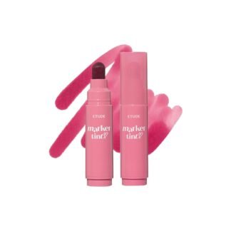 ETUDE Dear Darling Marker Tint #2 Mono Plum (5g) | Hydrating & Long Lasting Lip Stain | High Pigmented Lip Maker with Easy Drawing Tip | Korean Daily Lip Tint, Korean Makeup,...