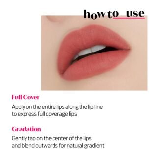 ETUDE Fixing Tint #19 Coral Breeze (4g) | Long Lasting High Pigmented Liquid Lipstick | Waterproof Lightweight Matte Finish Lip Stain | Full Coverage | Korean Makeup, Kbeauty