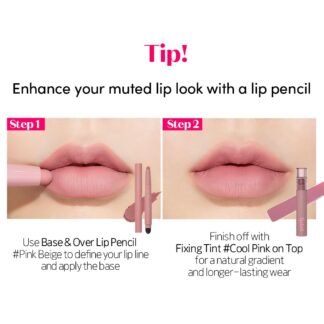 ETUDE Fixing Tint #19 Coral Breeze (4g) | Long Lasting High Pigmented Liquid Lipstick | Waterproof Lightweight Matte Finish Lip Stain | Full Coverage | Korean Makeup, Kbeauty