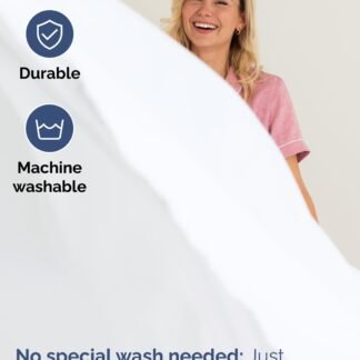 Extra Deep Queen Sheet Set - 6 Piece Breathable and Cooling Sheets - Hotel Luxury Bed Sheets Set - Easy & Secure Fit - Soft, Wrinkle Free and Comfy Sheets Set - White Sheet Set...