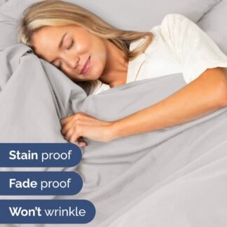 Extra Deep Queen Sheet Set - 6 Piece Breathable and Cooling Sheets - Hotel Luxury Bed Sheets Set - Easy Fit - Soft, Wrinkle Free and Comfy Sheets Set - French Grey Sheet Set...