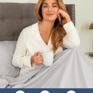 Extra Deep Queen Sheet Set - 6 Piece Breathable and Cooling Sheets - Hotel Luxury Bed Sheets Set - Easy Fit - Soft, Wrinkle Free and Comfy Sheets Set - French Grey Sheet Set...