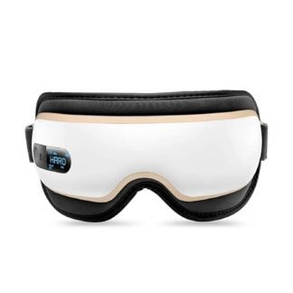 Eye Massager, Portable Electric Eye Massager with Heat Air Pressure Vibration, Rechargeable Eye Therapy Mask, Relieve Eye Strain Dark Circles Eye Bags Dry Eye Improve Sleep