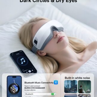 Eye Massager with Heat and Cooling, Thanksgiving Christmas Birthday Gifts for Women Men, Eye Mask for Migraines Women Men Father Mother, Heated Eye Mask for Migraines