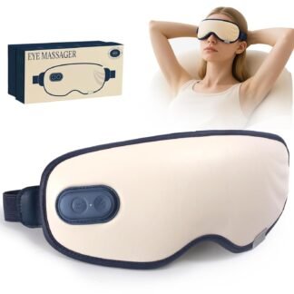Eye Massager with Heat, Birthday Christmas Gifts for Women Men Her Him, Heated Eye Mask for Dry Eyes, Migraine Relief, Strain Relief, Improve Sleep