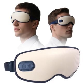 Eye Massager with Heat, Birthday Gifts for Women Men, Heated Eye Mask for Dry Eyes, Migraine Relief, Strain Relief, Improve Sleep, Gifts for Dad Mom Him Her