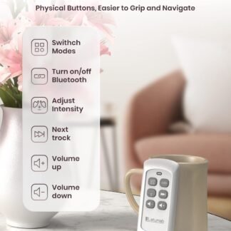 Eye Massager with Heat, Bluetooth Music Heated Massager for Migraines, Relax and Reduce Dark Circles Eye Bags Improve Sleep, Ideal Gifts for Women/Men