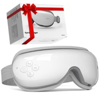 Eye Massager with Heat, Christmas Birthday Gifts for Mom Dad Her Him, Heated Eye Massager for Migraines with Compression and Bluetooth, Reduce Eyes Strain, Dark Circles and...