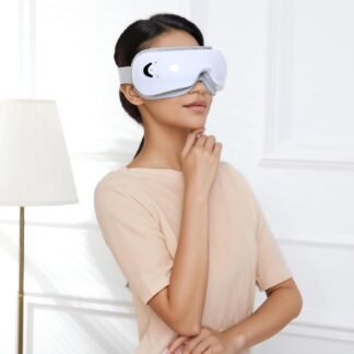 Eye Massager with Heat for Migraine Relif, Heated Eye Massage Mask with Heat, Bluetooth Music, Compression Vibration for Eye Care, Eye Strain Relief, Improve Sleep, Birthday...