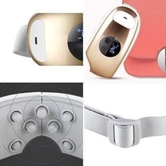 Eye Massager with Heat, Vibration & Compression Therapy, Black, USB Rechargeable