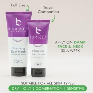 Facial Scrub Exfoliator - USA Made with Natural & Organic Ingredients, Gentle Exfoliating Face Wash for Sensitive & Acne Prone Skin, Microdermabrasion Scrub, Removes Dead Skin...