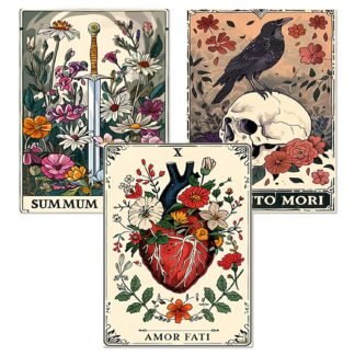 Fairyland JinWenn Diamond Art Kits for Adults Beginner, 3 Pack Tarot DIY Diamond Painting Kits 5D Diamond Dots Gem Art Crafts with Tools,Round Full Drill Crafts for Home Wall...