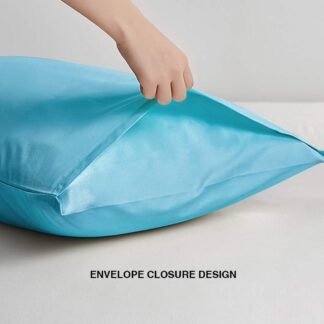 FLXXIE Microfiber Pillow Cases Queen Size Set of 2 Soft Pillowcases with Envelope Closure Wrinkle Resistant Pillow Covers 20x30 Blue - lunas-mystic-emporium.com FLXXIE Microfiber Pillow Cases Queen Size Set of 2, Soft Pillowcases with Envelope Closure, Wrinkle Resistant Pillow Covers, 20x30, Blue
