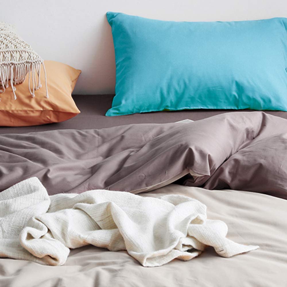 FLXXIE Microfiber Pillow Cases Queen Size Set of 2 Soft Pillowcases with Envelope Closure Wrinkle Resistant Pillow Covers 20x30 Blue - lunas-mystic-emporium.com FLXXIE Microfiber Pillow Cases Queen Size Set of 2, Soft Pillowcases with Envelope Closure, Wrinkle Resistant Pillow Covers, 20x30, Blue