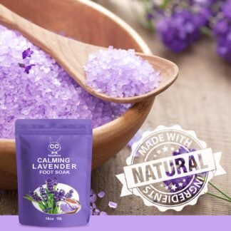 Foot Spa Bath Massager with Heat Bubbles and Vibration Massage and Jets, 16 OZ Calming Lavender Foot Soak Epsom Salt, Foot Soaker with Red Light, 22 Massage Rollers, Adjustable...