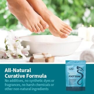 ForPro Professional Collection Tea Tree Oil & Menthol Foot Soak with Sea & Epsom Salt for Toenail Athletes Foot, Stubborn Foot Odor Scent, Softens Calluses & Soothes Sore Tired...