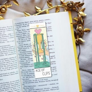 FREEBLOSS 6 Set Cross Stitch Bookmark Kit Stamped Cross Stitch Kit Tarot Cards Theme Embroidery Set with Instruction for Adults 8''*2.4''
