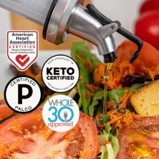 Fresh Press Farms Cold Pressed Extra Virgin Sunflower Oil, 16.4 Fl Oz (Pack of 2), High Oleic, Georgia Grown, 100% American Made, Unrefined, Certified Whole30, Non-GMO, Keto,...