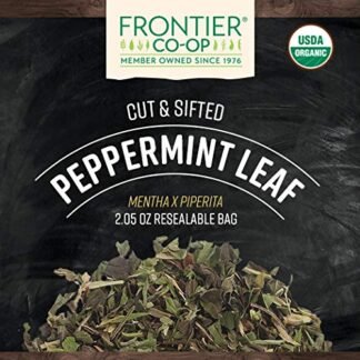 Frontier Co-op Organic Cut and Sifted Peppermint Leaf 205oz - lunas-mystic-emporium.com Frontier Co-op Organic Cut and Sifted Peppermint Leaf 2.05oz