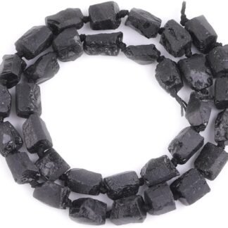 GEM-Inside 8x12mm Natural Black Tourmaline Quartz Gemstone Faceted Freeform Tube Column Chakra Beads for Jewelry Making Full 15 Strand Power Energy Healing - lunas-mystic-emporium.com GEM-Inside 8x12mm Natural Black Tourmaline Quartz Gemstone Faceted Freeform Tube Column Chakra Beads for Jewelry Making Full 15" Strand Power Energy Healing