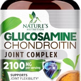 Glucosamine Chondroitin MSM 2100mg - 3x Strength Joint Support Supplement for Joint Mobility & Comfort For Men and Women, Glucosamine Supplements Complex with Turmeric &...