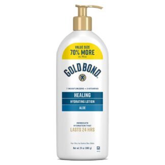 Gold Bond Healing Hydrating Lotion with Aloe Moisturizes, Heals & Smooths Dry Skin, Delivers Immediate 24-Hour Hydration, Value Size, 24 oz.