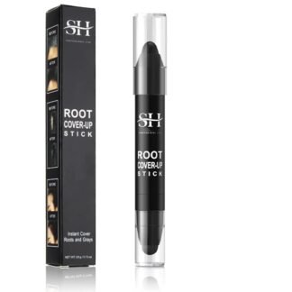 gowwim Root Touch Up Dark Brown, Quick Stick Instant Concealer for Roots and Grays (Black)