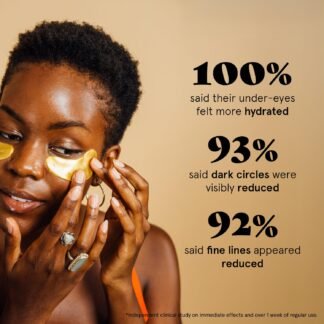 grace & stella Award Winning Under Eye Mask - Early Christmas Gift Ideas, Gifts for Women- Undereye Patches for Dark Circles, Puffiness, Wrinkles (Gold Eye Mask 48 Pairs)