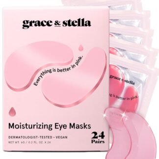 grace & stella Award Winning Under Eye Mask - Early Christmas Gift Ideas, Gifts for Women- Undereye Patches for Dark Circles, Puffiness, Wrinkles (Gold Eye Mask 48 Pairs)